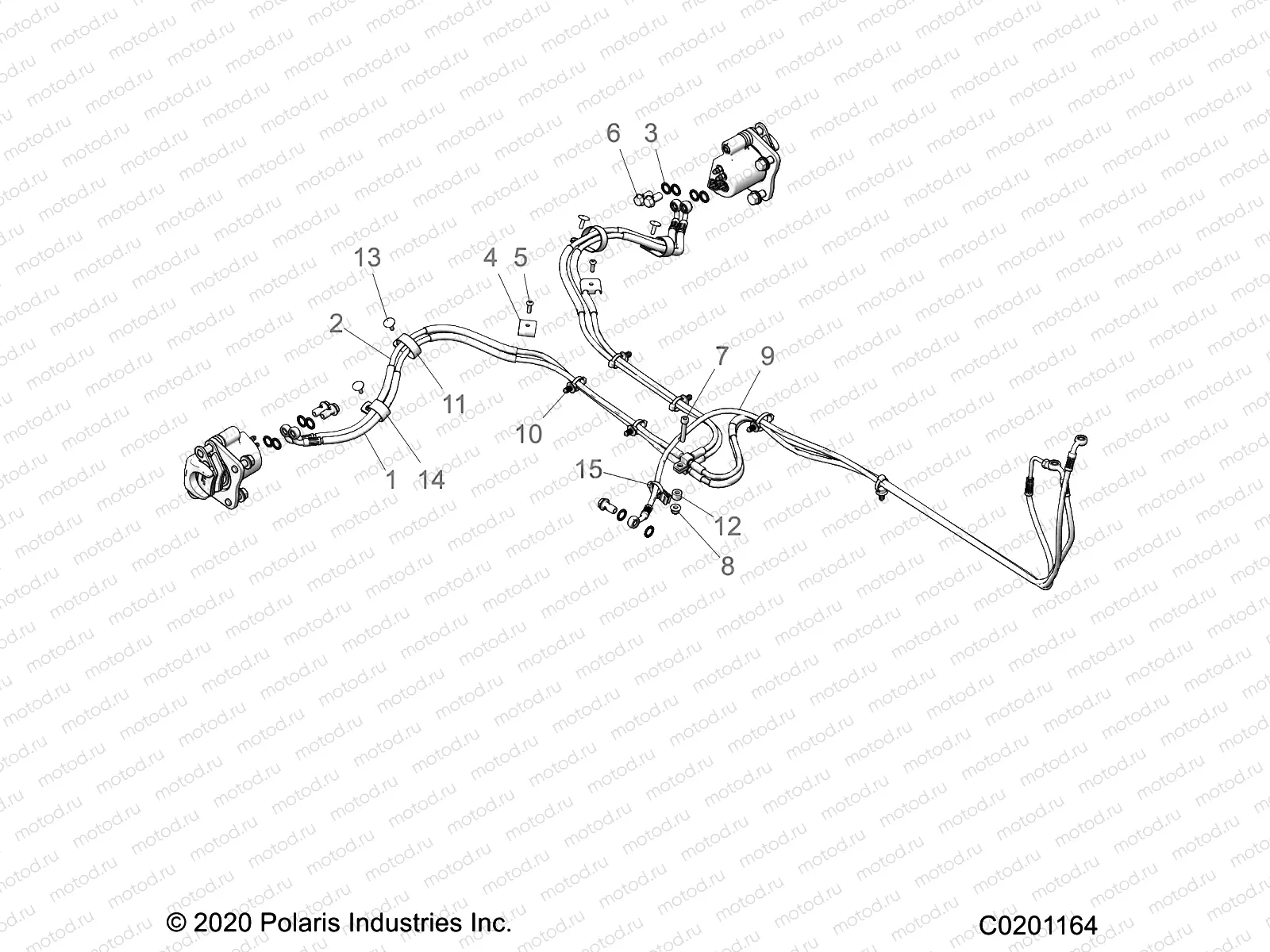 BRAKES | BRAKES, BRAKE LINES, REAR - A21SEE57K2 (C0201164)