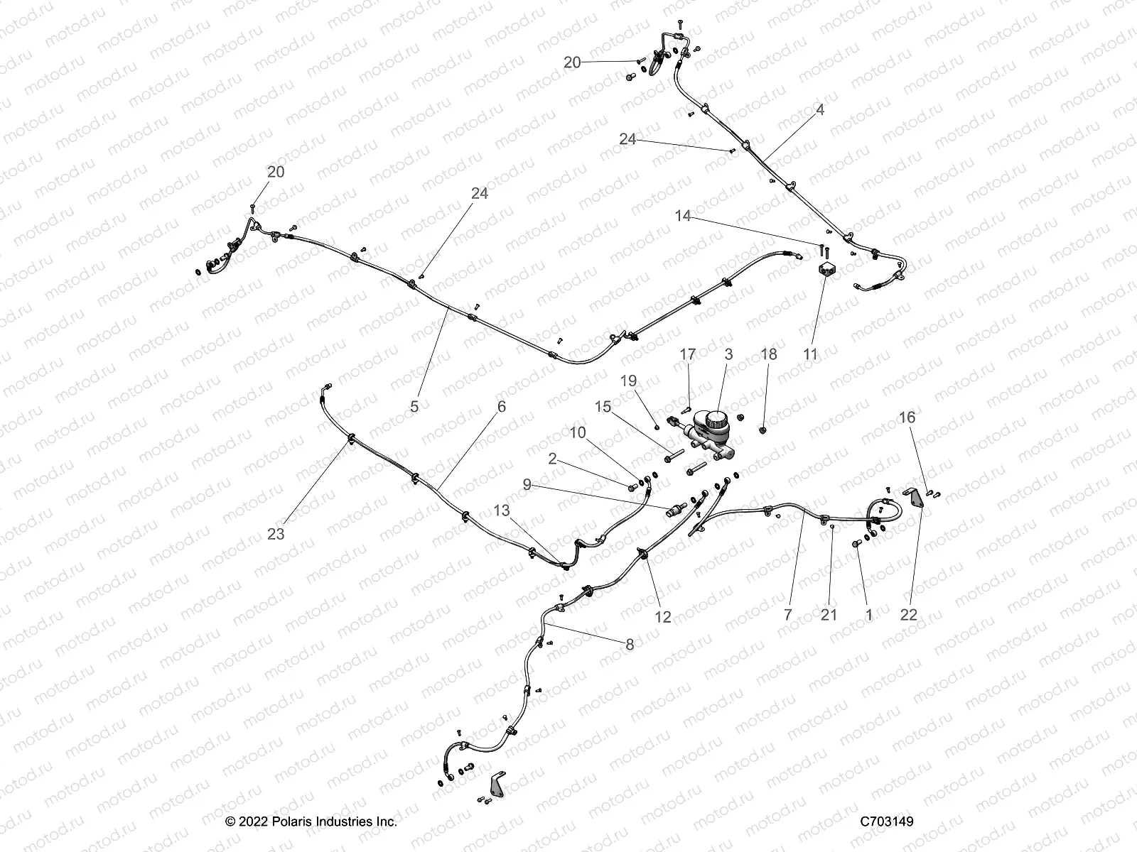 BRAKES | BRAKES, BRAKE LINES - Z22RGE2KAG/BG/RGK2KAN/BN (C703149)