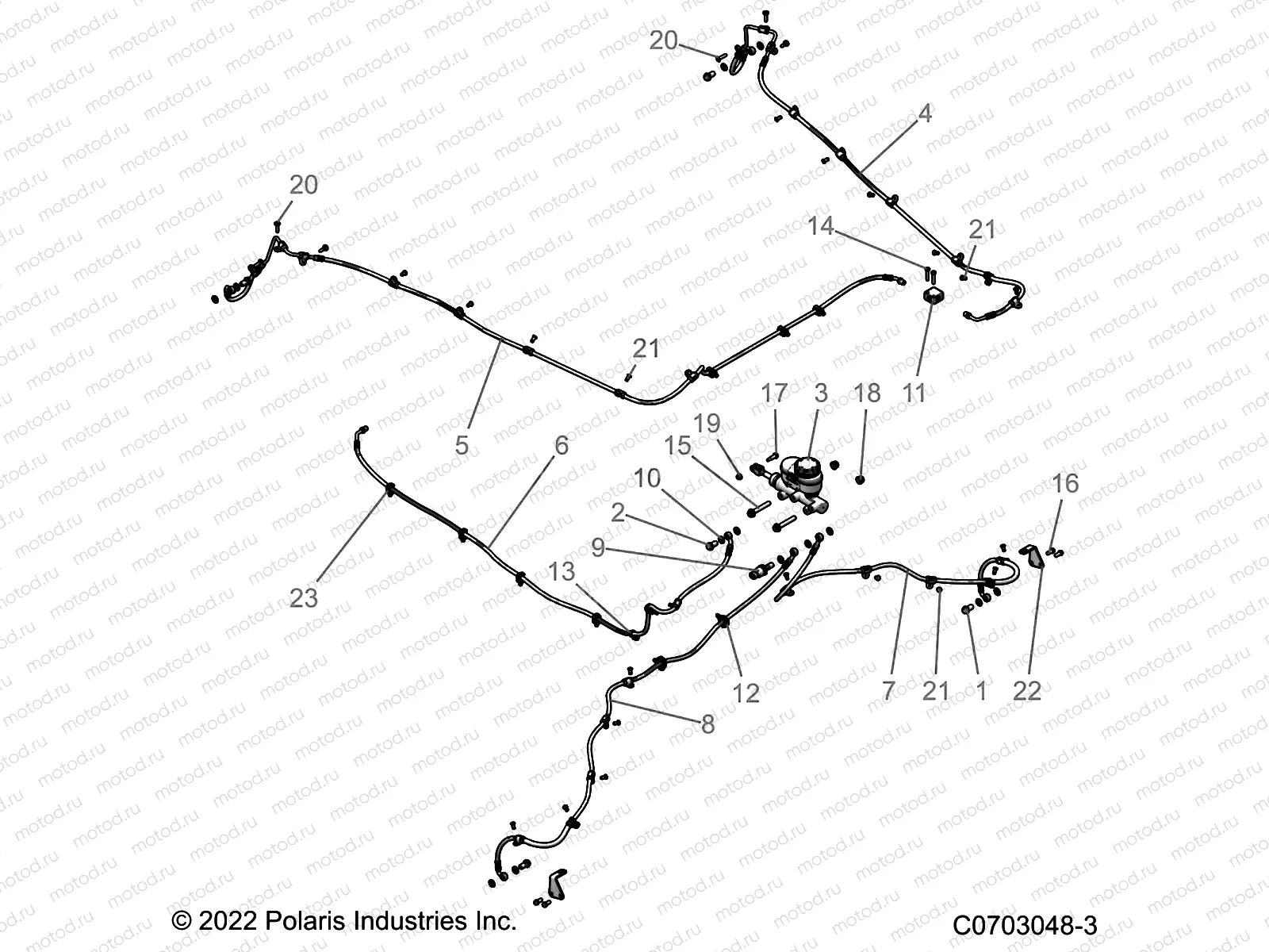 BRAKES | BRAKES, BRAKE LINES - Z23RMD2KAK/AJ/BK/BJ (C0703048-3)