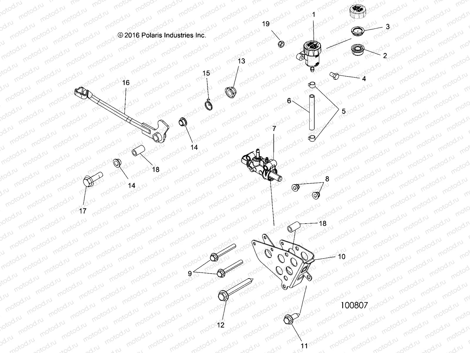 BRAKES | BRAKES, BRAKE PEDAL and MASTER CYLINDER - A18SXD95B9/SXE95BR/BC/BE (100807)