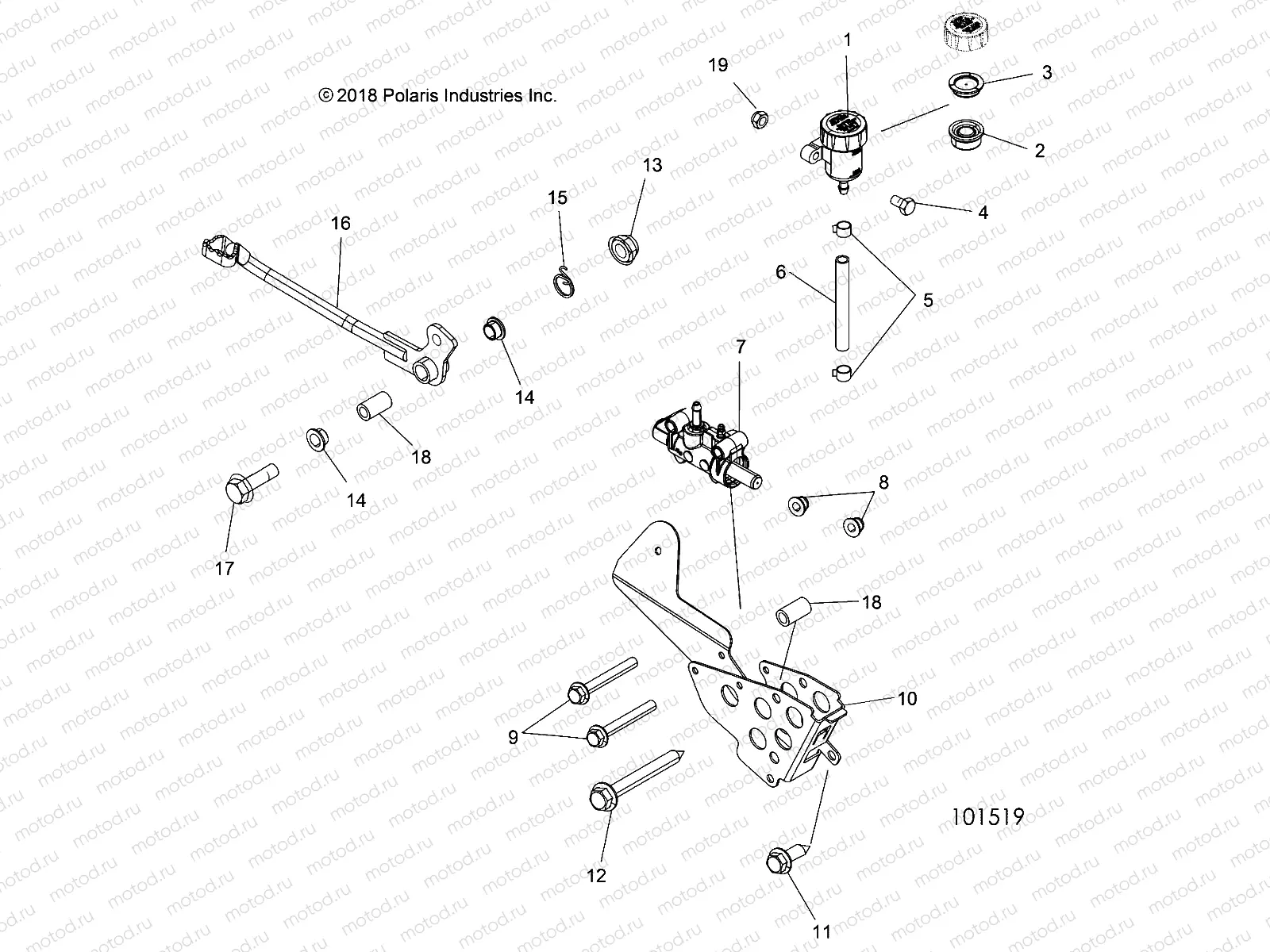 BRAKES | BRAKES, BRAKE PEDAL and MASTER CYLINDER - A19SYE95BV