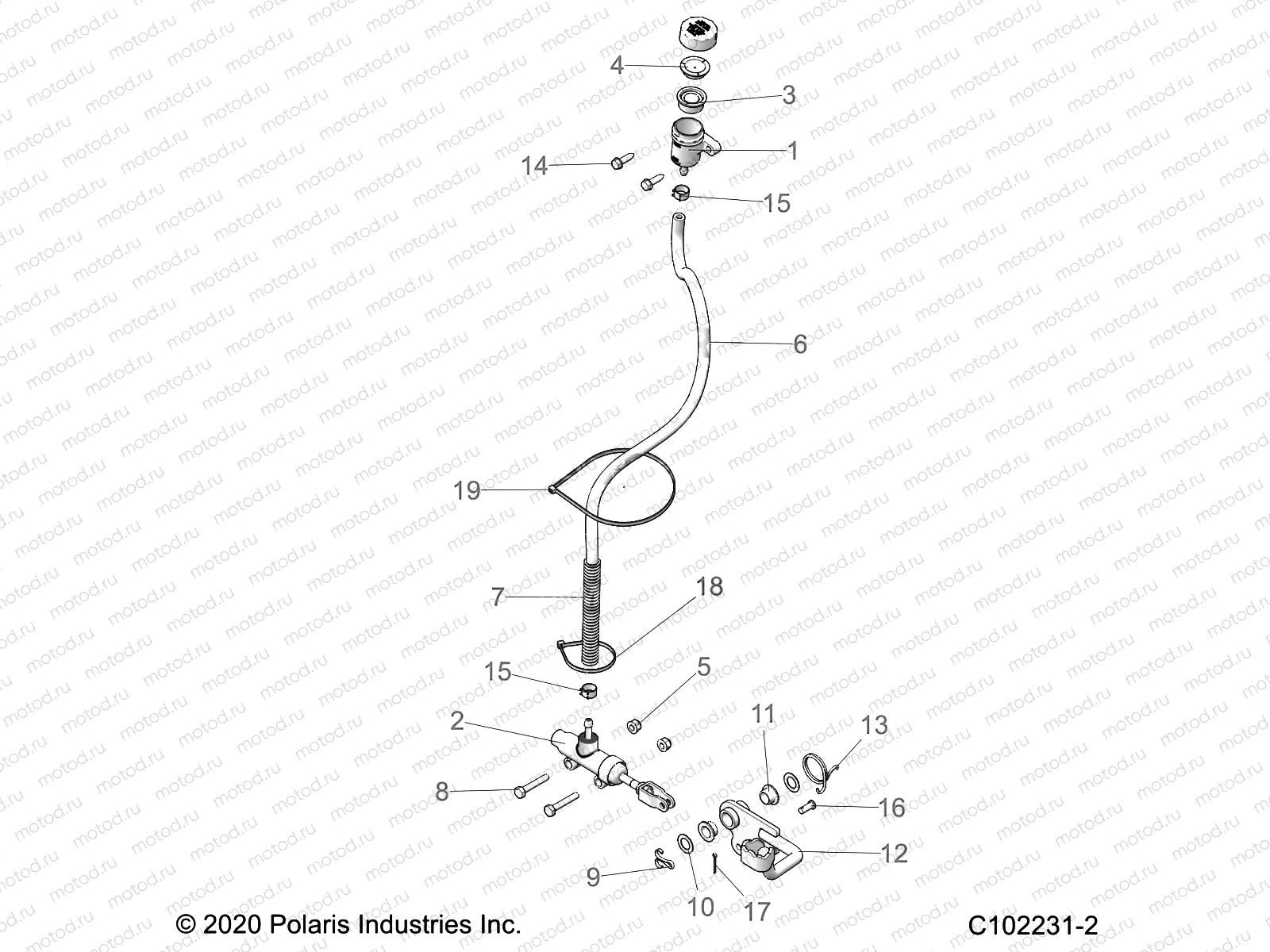 BRAKES | BRAKES, BRAKE PEDAL and MASTER CYLINDER - A20SWE57A1/3A1 (C102231-2)