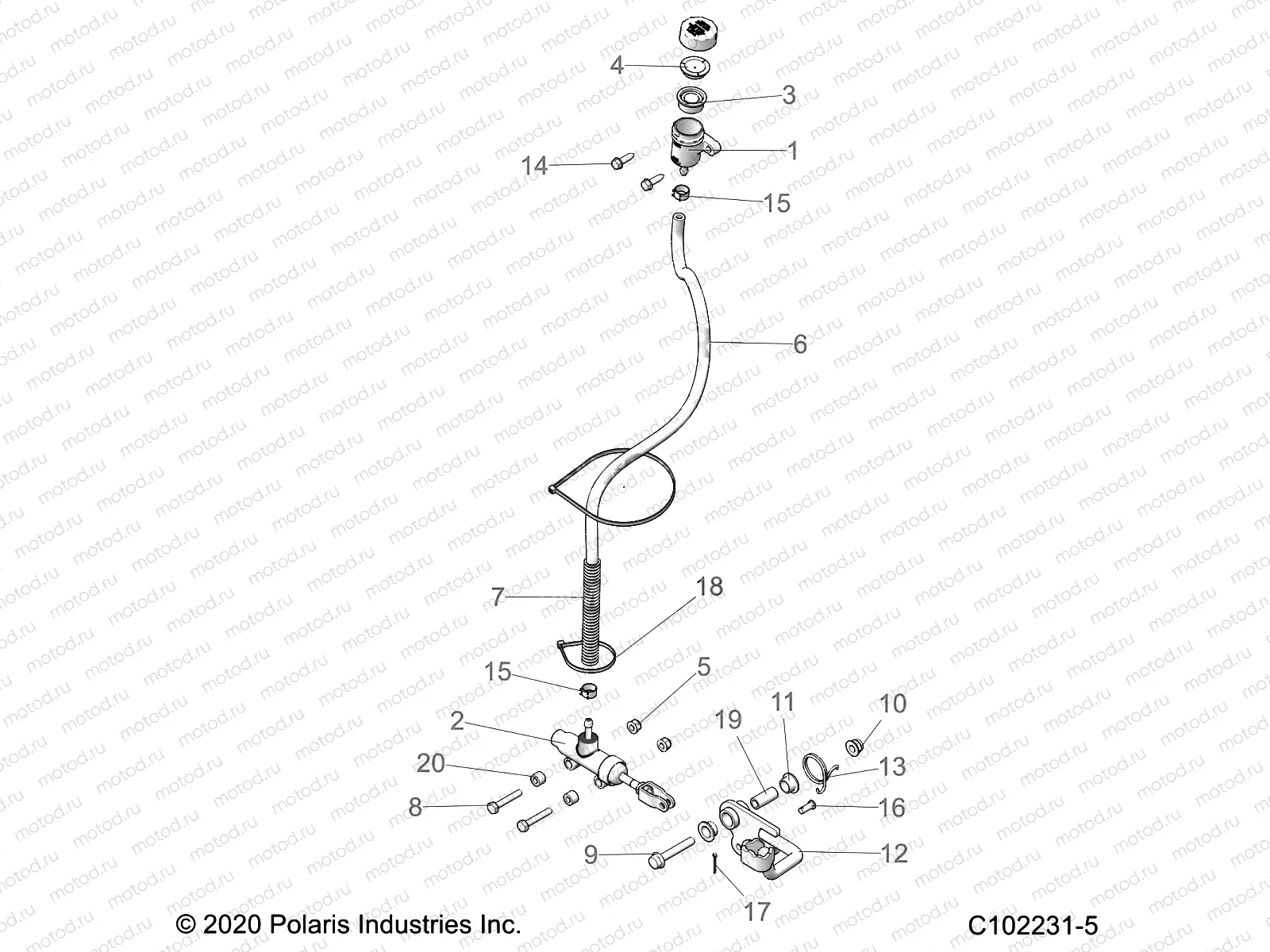 BRAKES | BRAKES, BRAKE PEDAL and MASTER CYLINDER - A21SEE57F1/F57C1/F1/S57C1/C2/C5/C9/CK/F1/F2/FK (C102231-2)