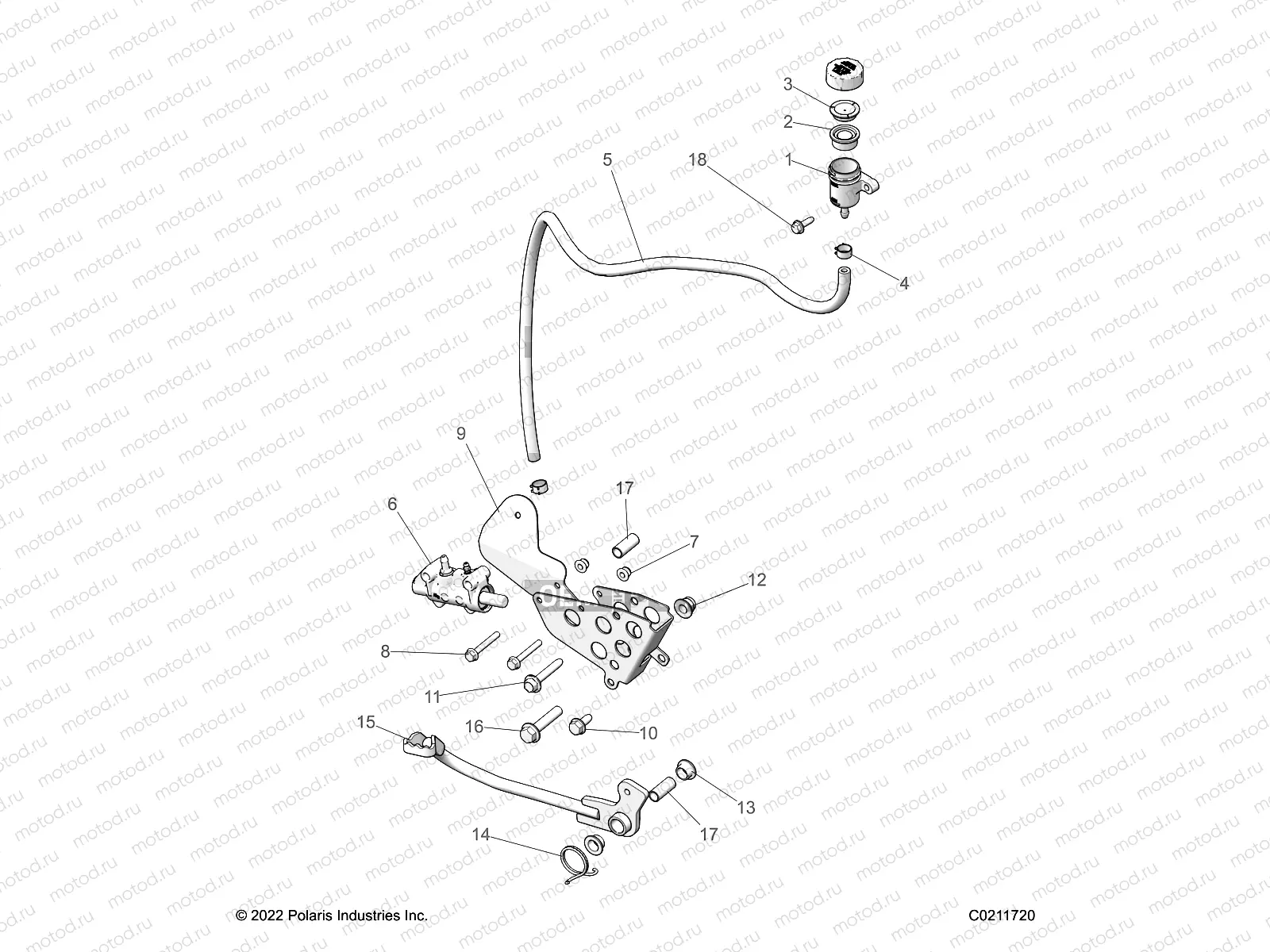 BRAKES | BRAKES, BRAKE PEDAL and MASTER CYLINDER - A22SGE95AN (C0211720)