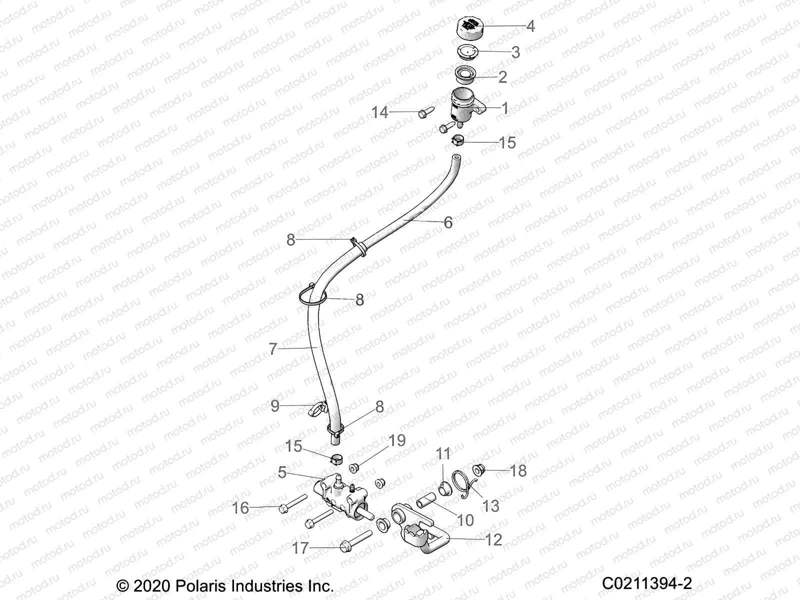 BRAKES | BRAKES, BRAKE PEDAL and MASTER CYLINDER - A23SEA57A1/A3/A6/A9 (C0211394-2)
