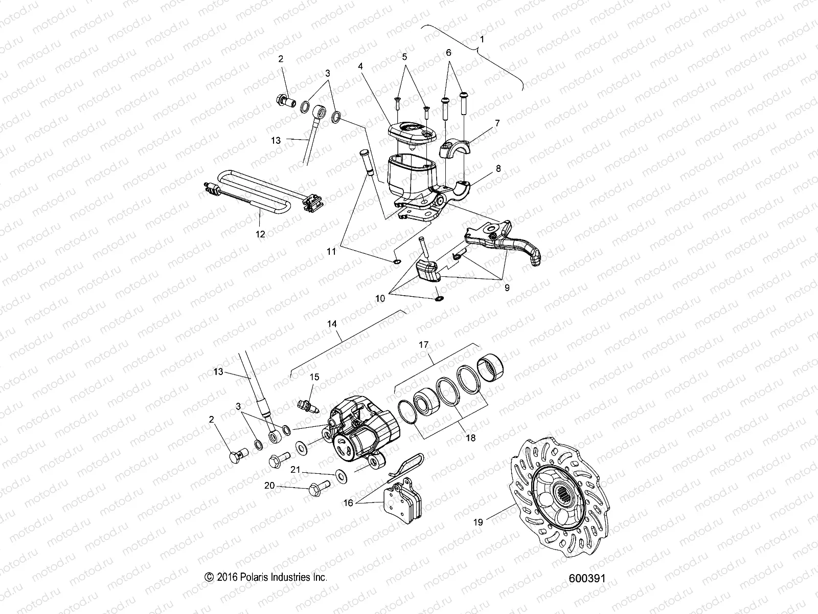BRAKES | BRAKES, BRAKE SYSTEM - S22EFD8RS/EFE8RS ALL OPTIONS (600391)