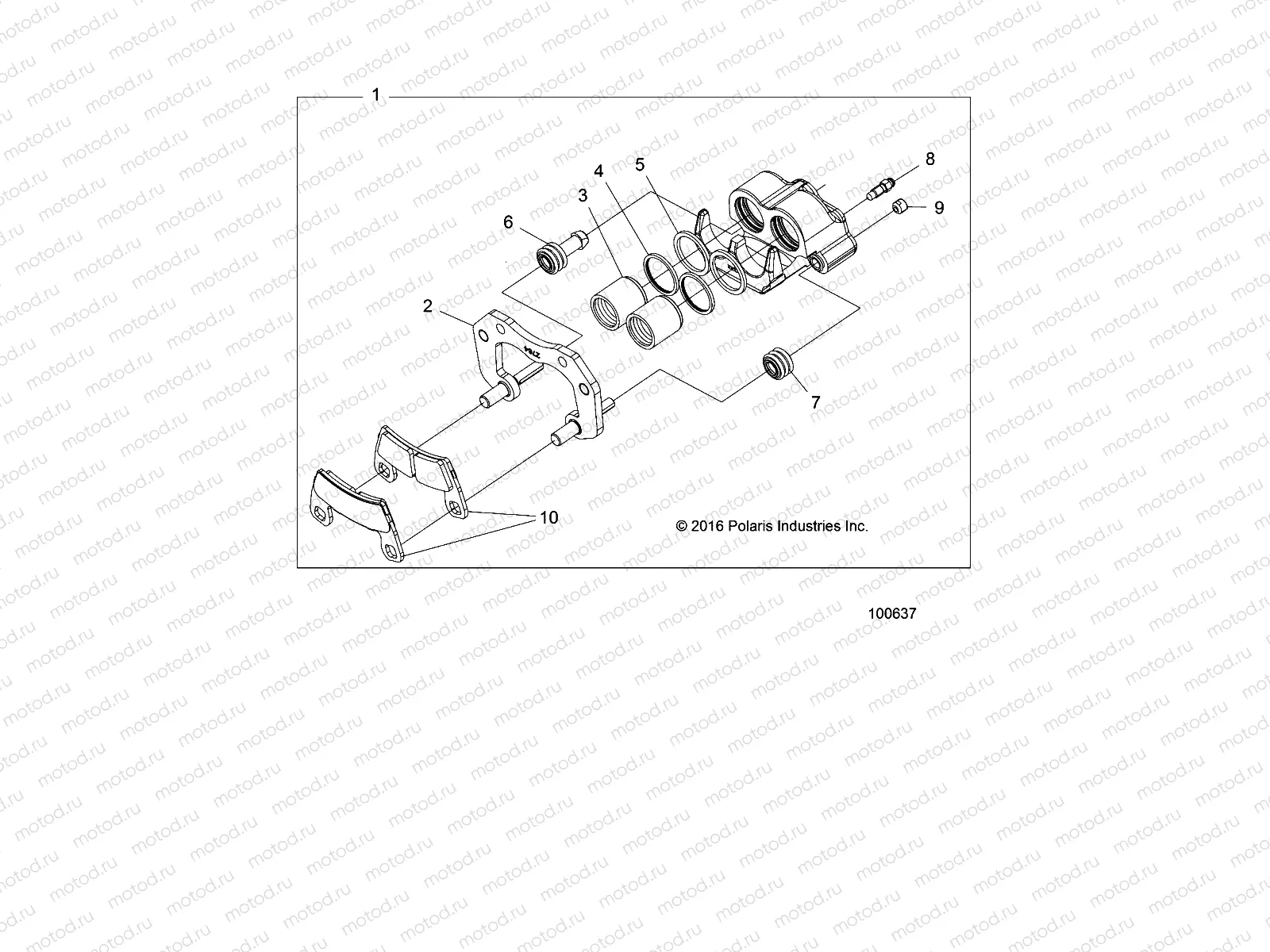 BRAKES | BRAKES, CALIPER, FRONT - A18DCE87BB (100637)