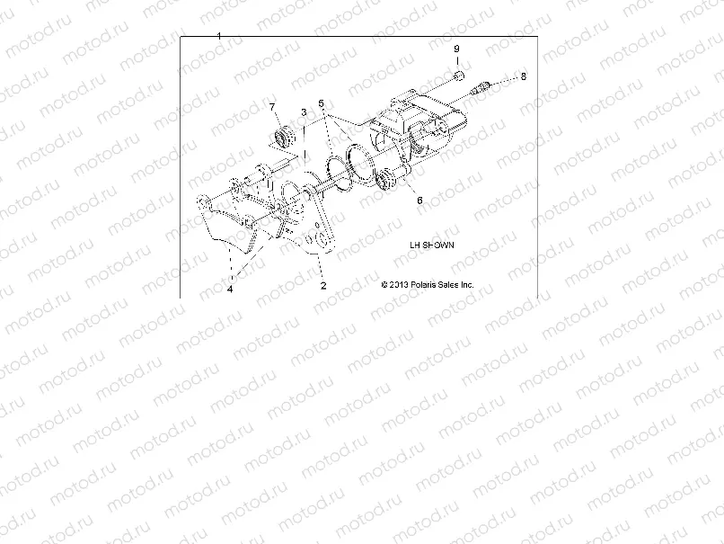 BRAKES | BRAKES, CALIPER, FRONT - R16RNA57A1/A9/A4/E57AH (49RGRCALIPER14570CREW)