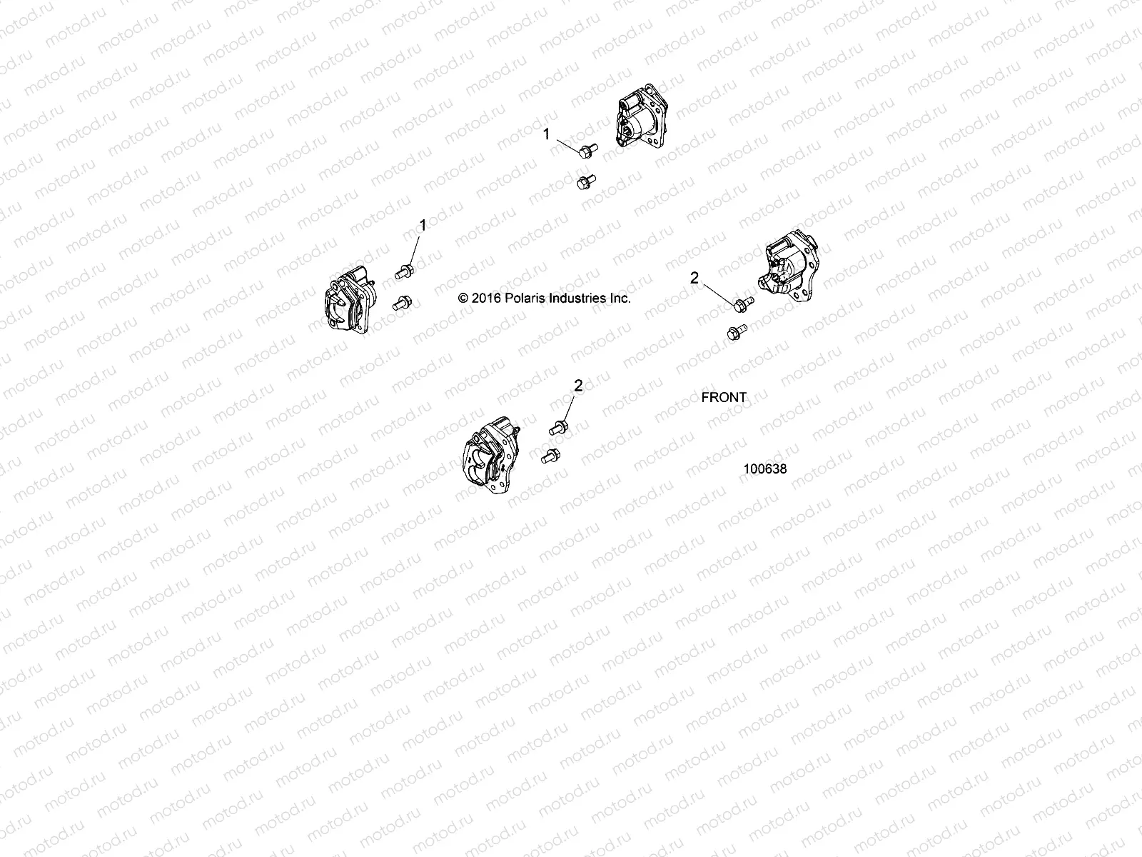 BRAKES | BRAKES, CALIPER MOUNTING - A19DCE87AK (100638)