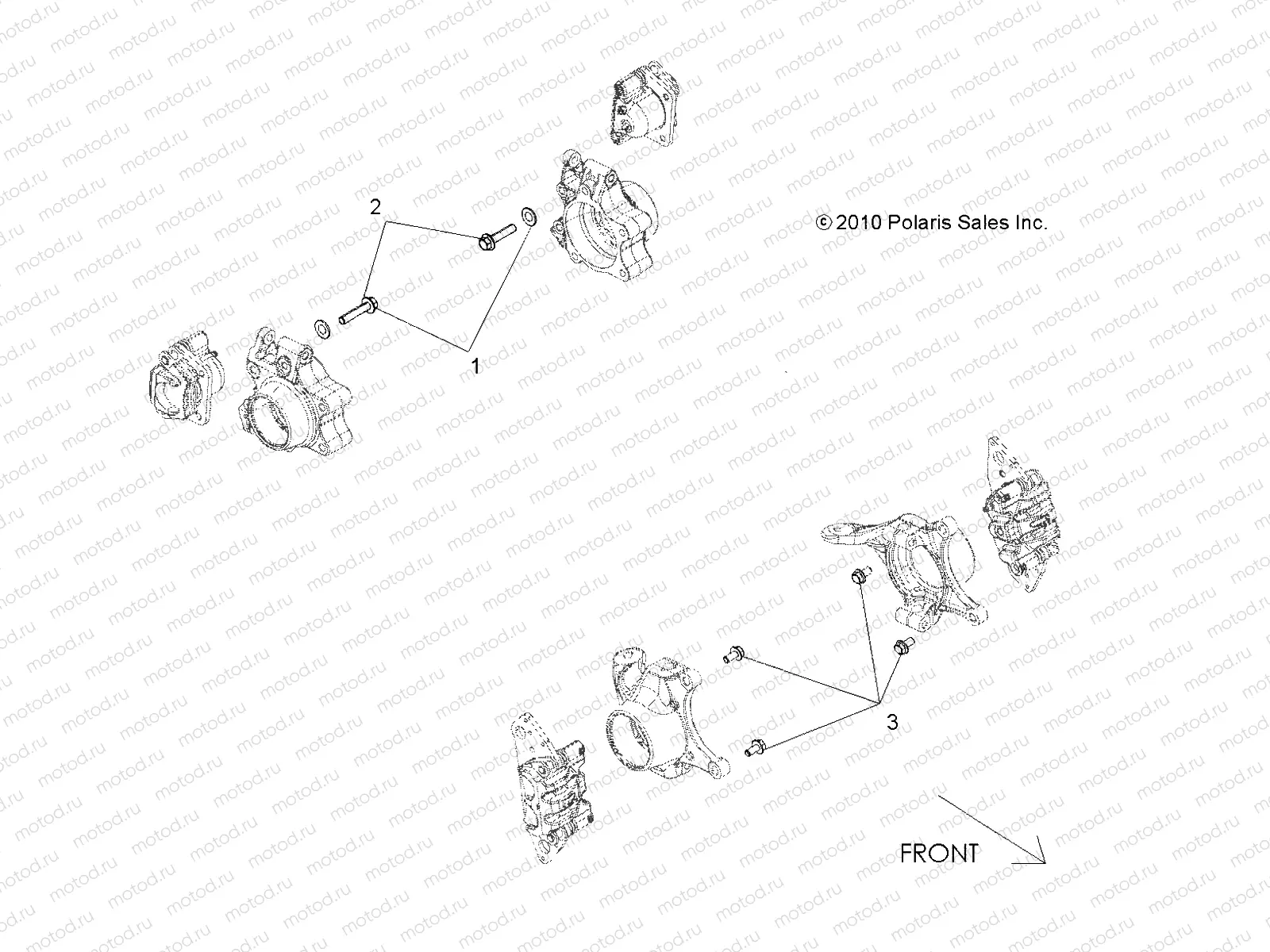 BRAKES | BRAKES, CALIPER MOUNTING - R11JH87AA/AD (49ATVCALIPERMTG11RZR875)