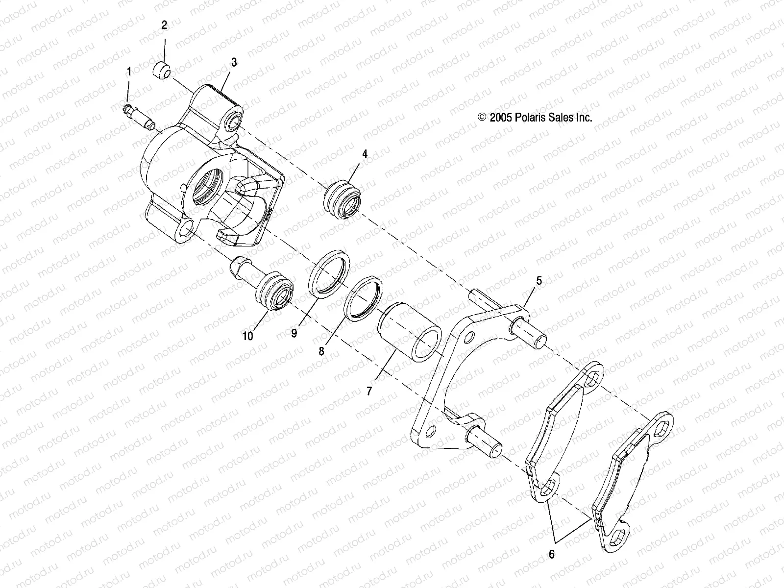 BRAKES | BRAKES, CALIPER, REAR - R21MAA50J7 (4999204069920406B10)