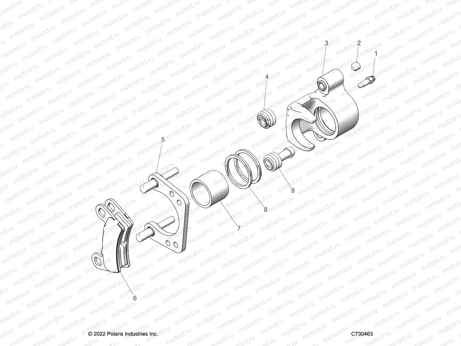 BRAKES | BRAKES, CALIPER, REAR - R23M4A57B1/EB4/B9 (C730463)