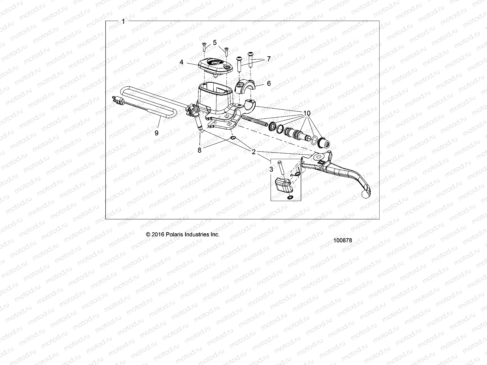 BRAKES | BRAKES, FRONT BRAKE LEVER and MASTER CYLINDER - A18SYE85BB
