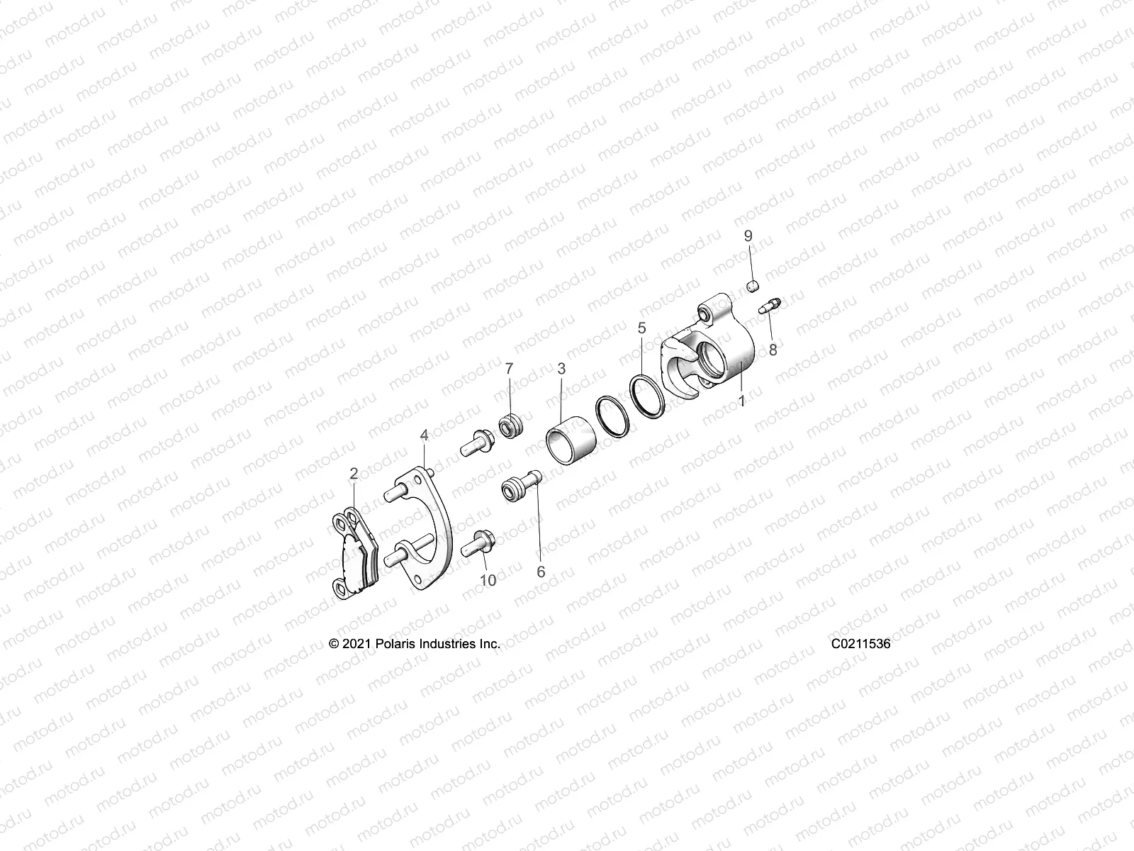 BRAKES | BRAKES, FRONT CALIPER - A23SXE95PG/PK (C0211536)