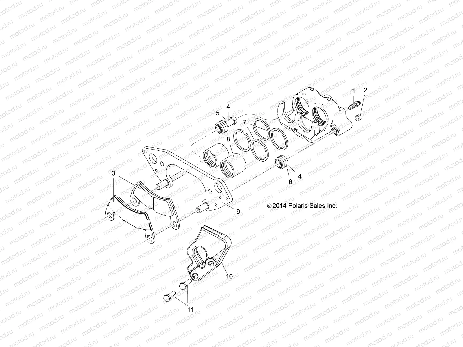 BRAKES | BRAKES, FRONT CALIPER - R15RAA76AA/AJ (49RGRCALIPER156X6)