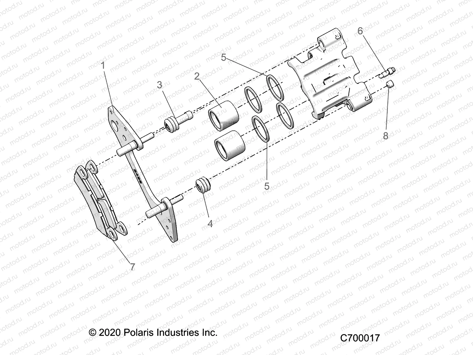 BRAKES | BRAKES, FRONT CALIPER - Z23N4E99NR (C700017)