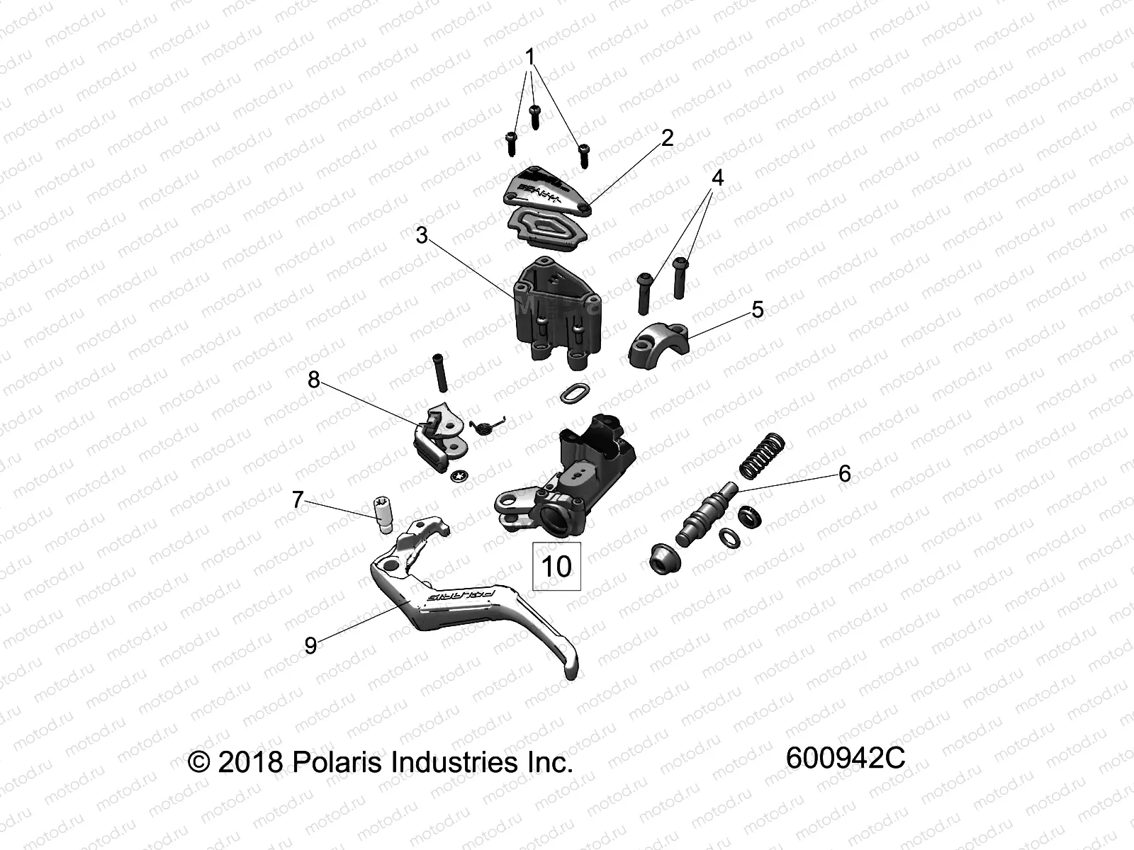 BRAKES | BRAKES, MASTER CYLINDER ASM. - S21DDL8RS ALL OPTIONS (600942C)