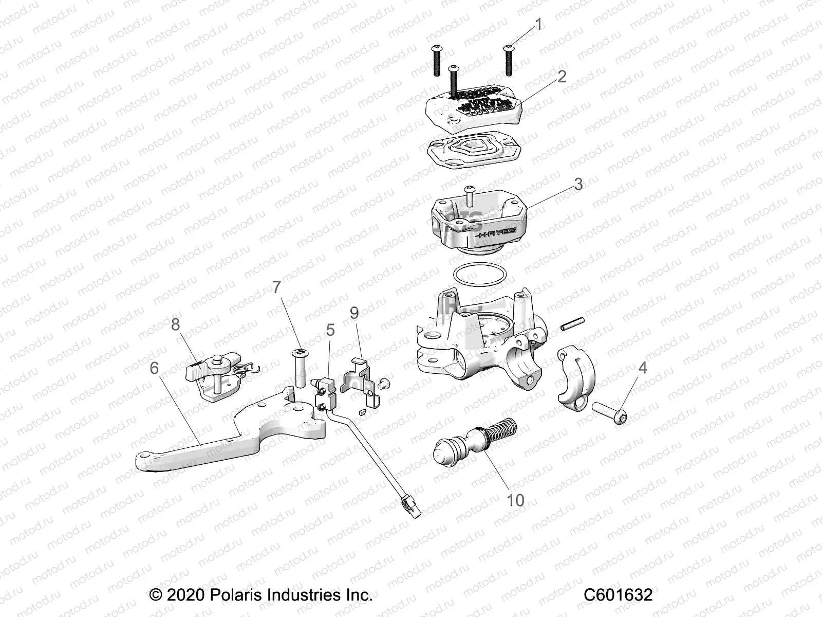 BRAKES | BRAKES, MASTER CYLINDER ASM. - S22TDV8RS/8RE ALL OPTIONS (C601632)