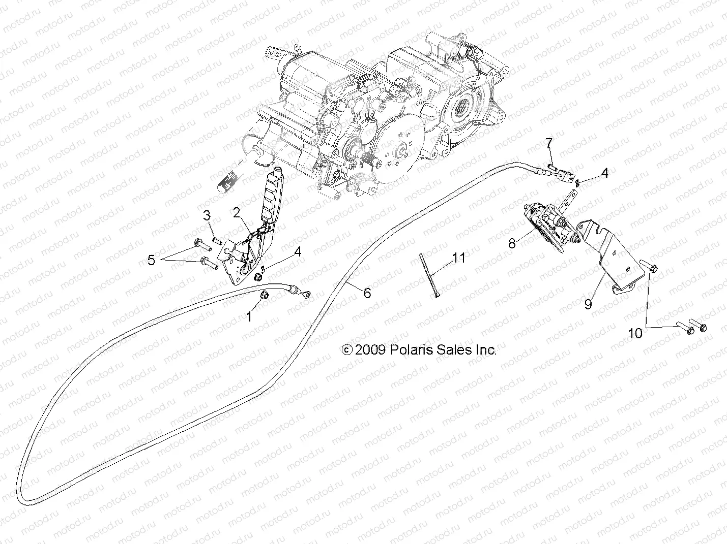 BRAKES | BRAKES, PARK BRAKE ASM. - R11WH76AG/AR/WY76AE/AH/AJ (49RGRBRAKEPARK10800CREW)