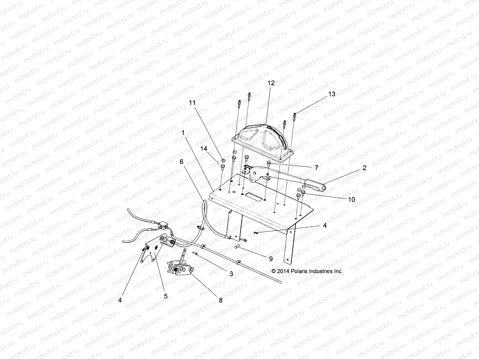 BRAKES | BRAKES, PARK BRAKE ASM. - R19RMAE4G8/G9 (49RGRBRAKEPARK15EV)