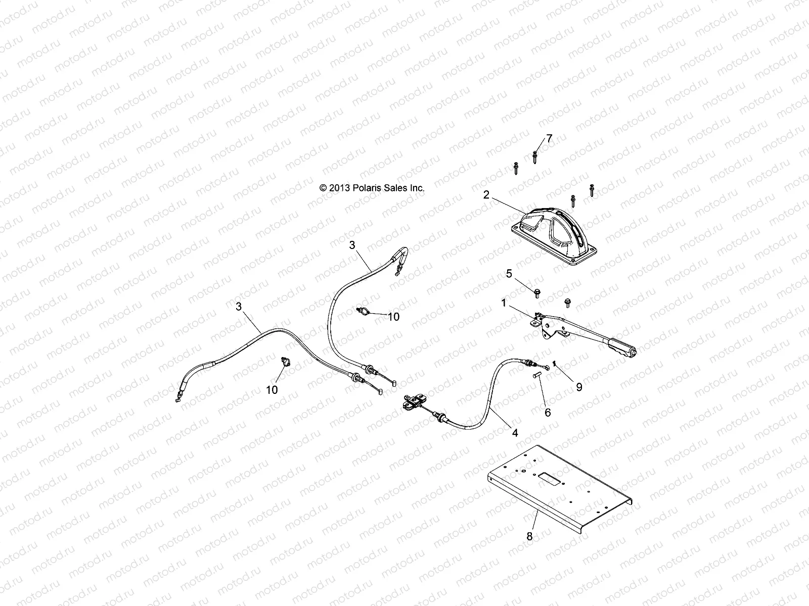 BRAKES | BRAKES, PARK BRAKE - L18U2NAFLA (49LEVBRAKEPARK15EM)