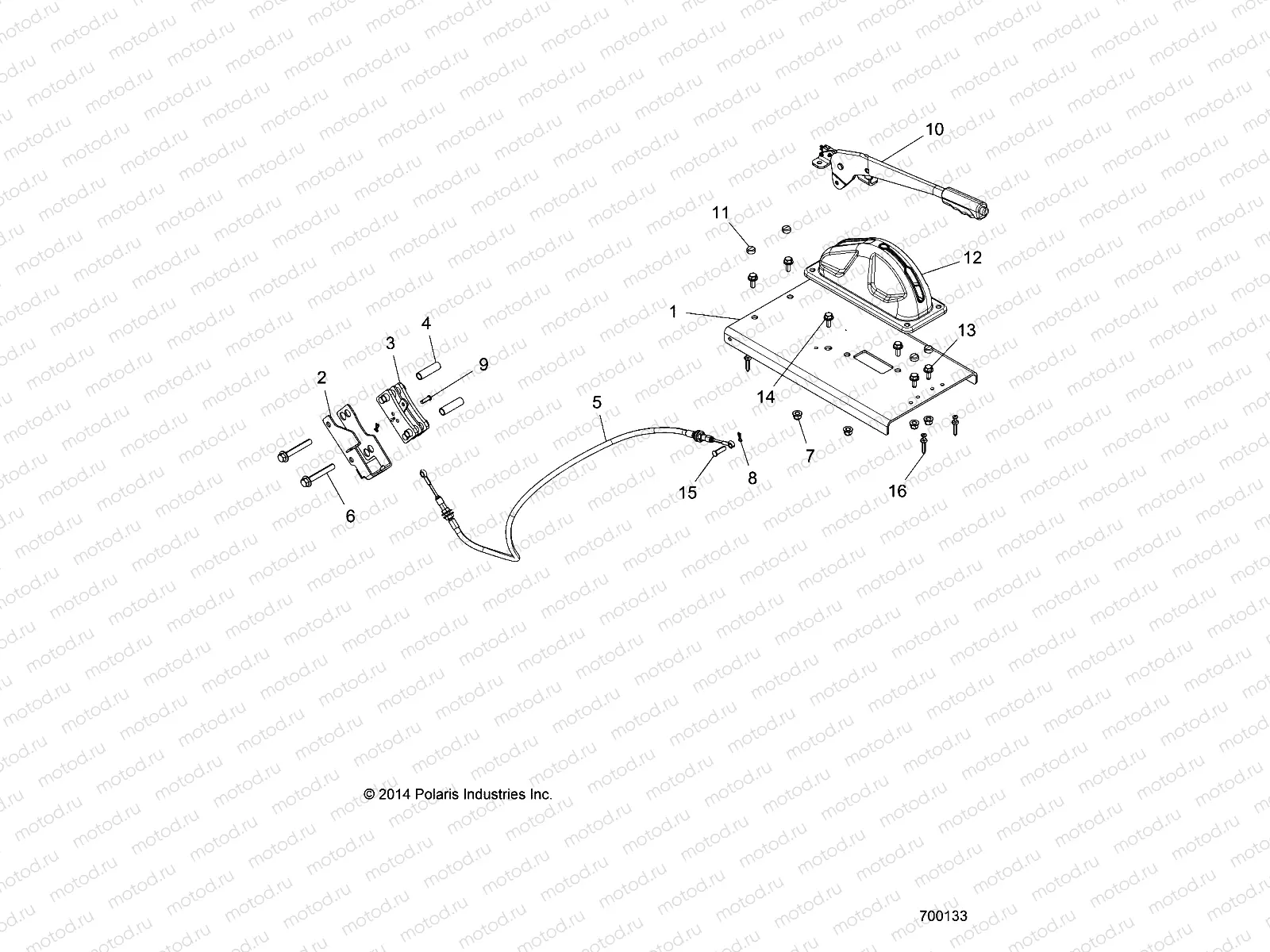 BRAKES | BRAKES, PARK BRAKE - R15RMA32FA (700133)