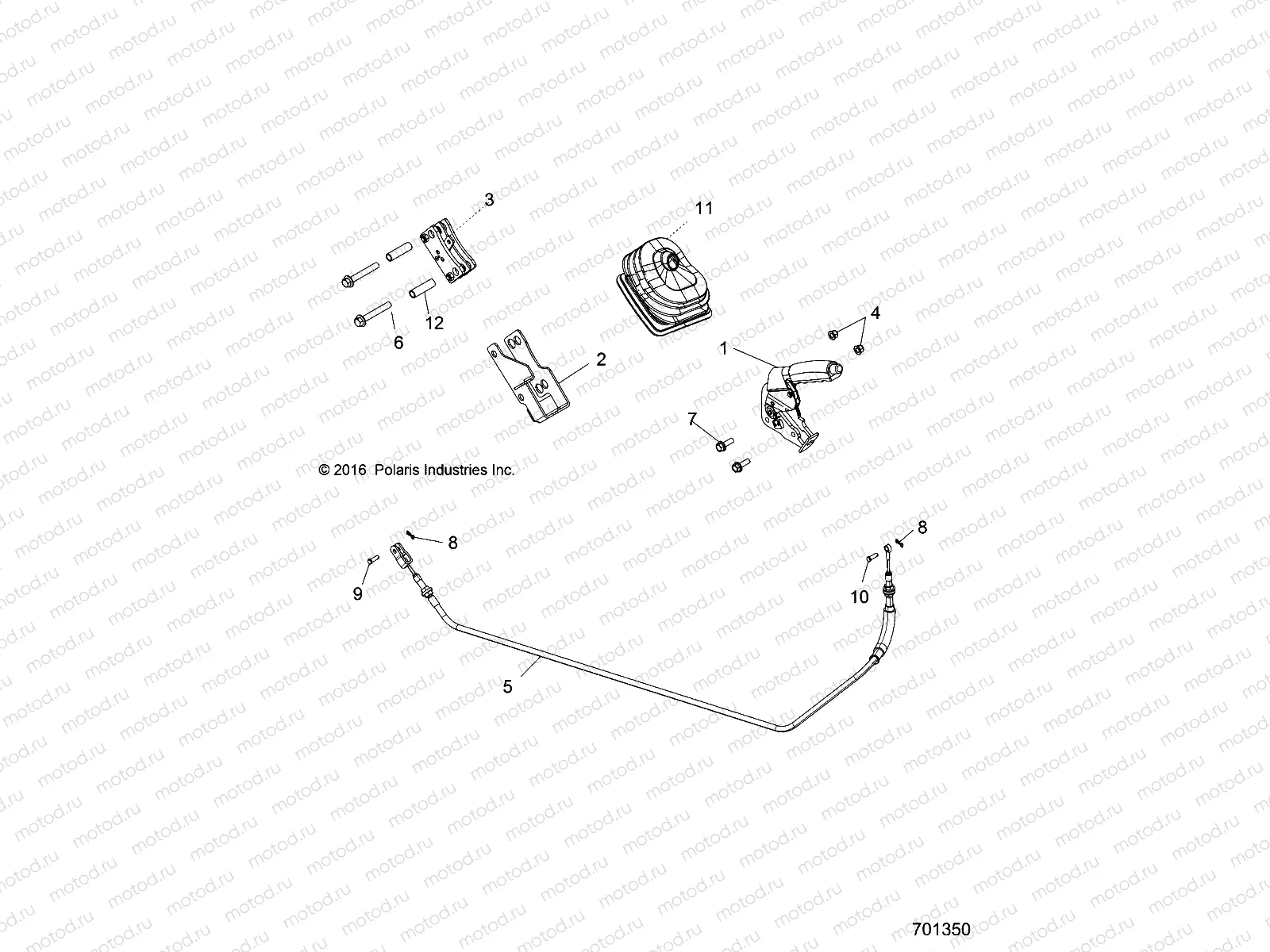 BRAKES | BRAKES, PARK BRAKE - R17RMH57A4 (701350)