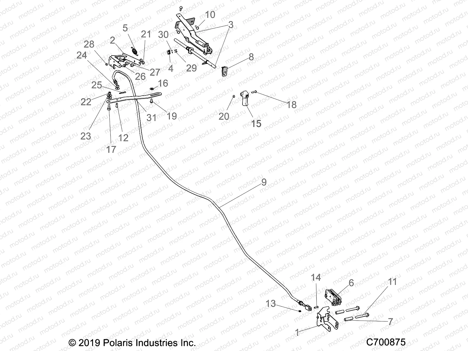 BRAKES | BRAKES, PARK BRAKE - R20RRE99J1 (C700875)