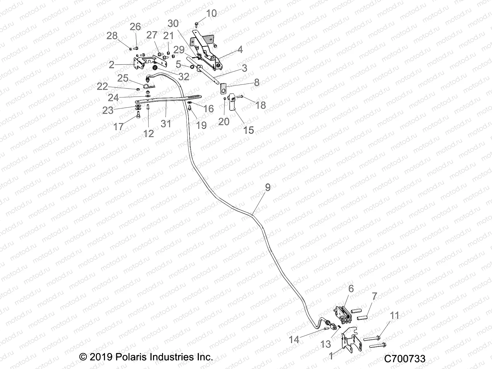 BRAKES | BRAKES, PARK BRAKE - R21RRE99DP (C700733)