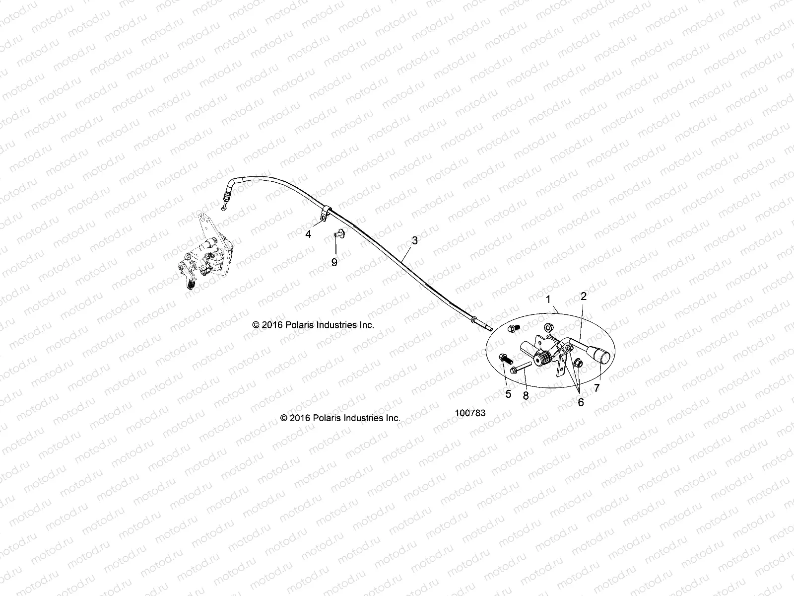 BRAKES | BRAKES, PARKING BRAKE HANDLE - A17HAA15N7 (100783)
