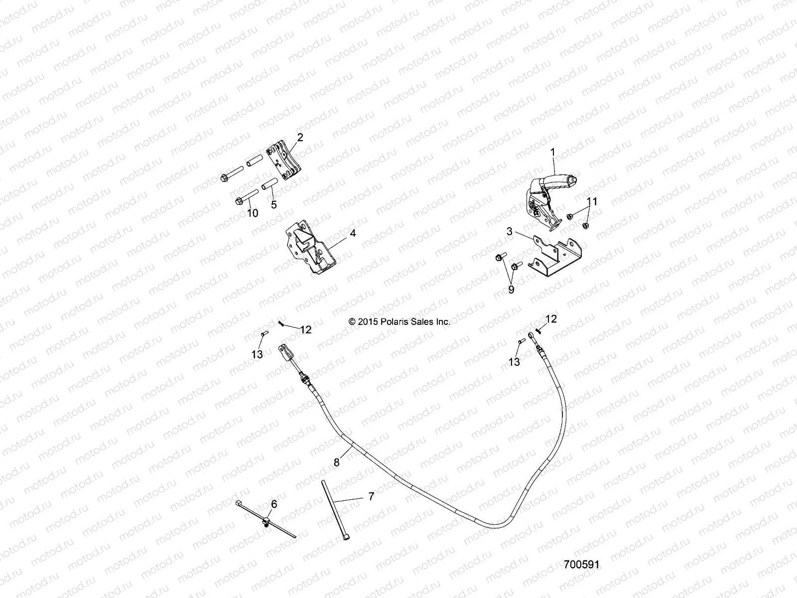 BRAKES | BRAKES, PARKING BRAKE - Z17VHA57FJ (700059I)