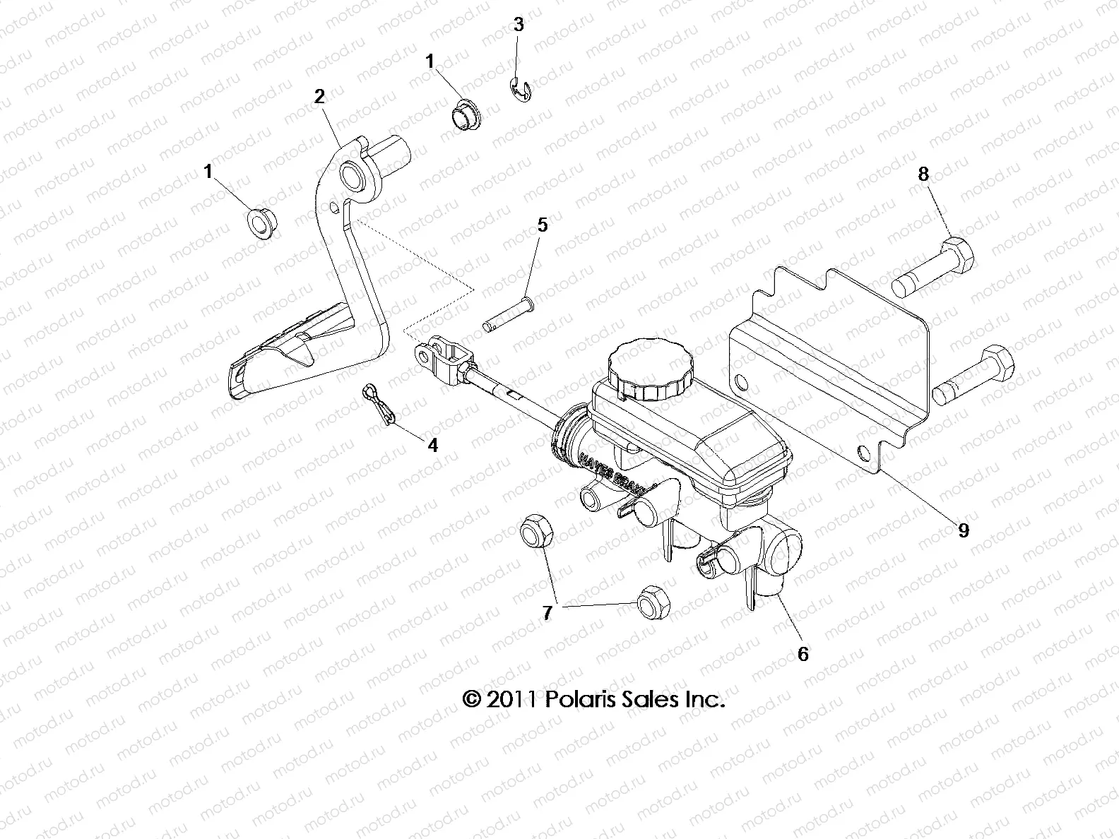 BRAKES | BRAKES, PEDAL and MASTER CYLINDER - R12VH76AB/AD/AF/AH/AI/AJ/AM/EAB/EAS (49RGRBRAKEFOOT12RZR)