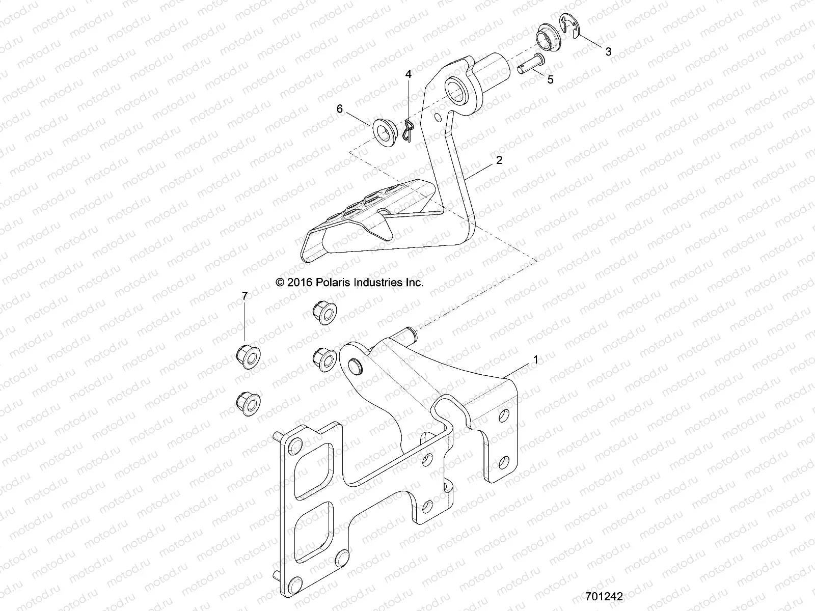 BRAKES | BRAKES, PEDAL and MASTER CYLINDER - Z18VHA57B2 (701242)
