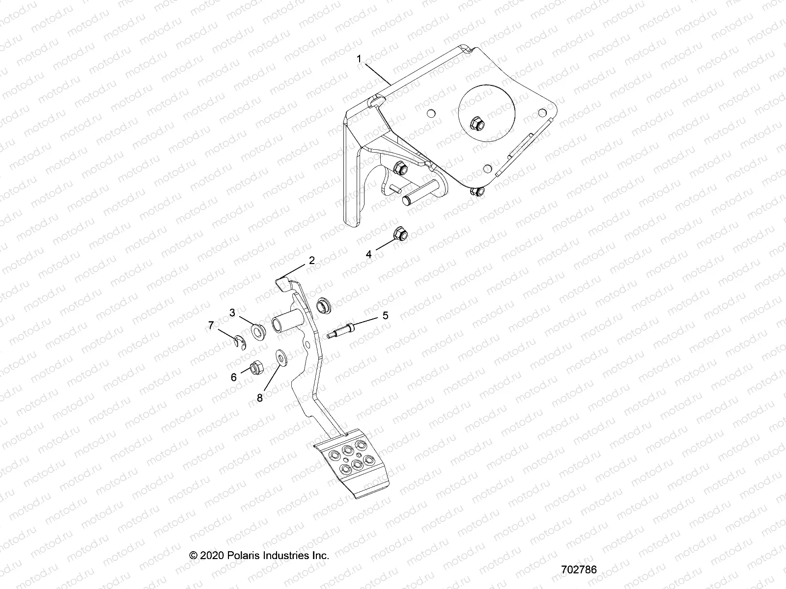 BRAKES | BRAKES, PEDAL - G21GAB99CM/FM (702786)