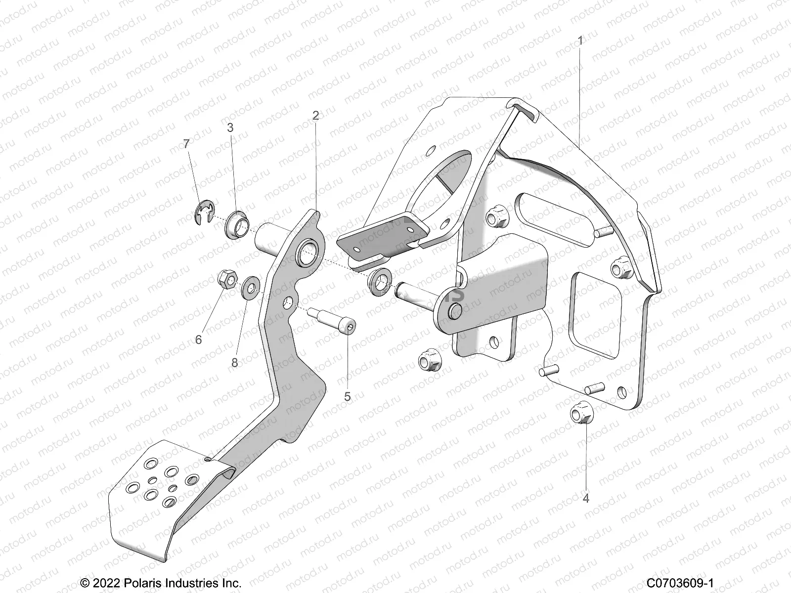 BRAKES | BRAKES, PEDAL - G23GAB99CG/FG (C0703609-1)