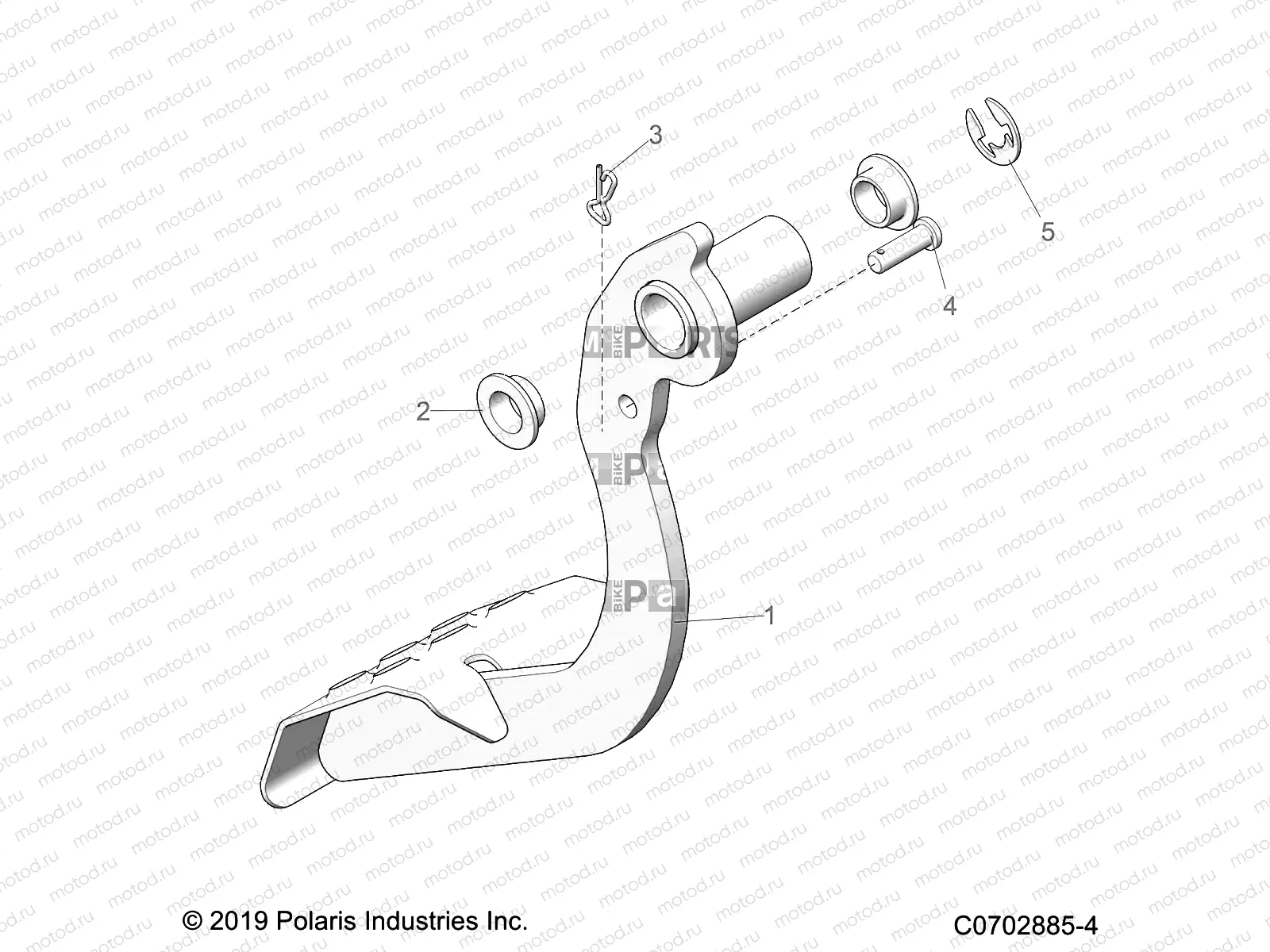BRAKES | BRAKES, PEDAL - Z20R4_92AC/BC/AE/BE/AK/BK/AR/BR/AH/BH/AT/BT/LE/LT/LC  (C0702885-4)