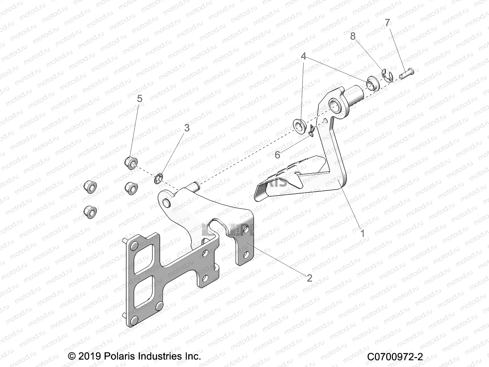 BRAKES | BRAKES, PEDAL - Z21NAR99AN/BN (C0700972-2)