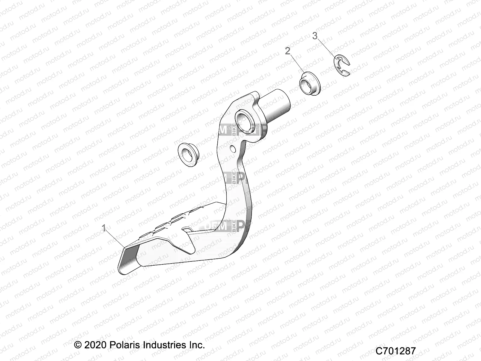 BRAKES | BRAKES, PEDAL - Z22M4C92AS/BS/Z92AS/BS (C701287)