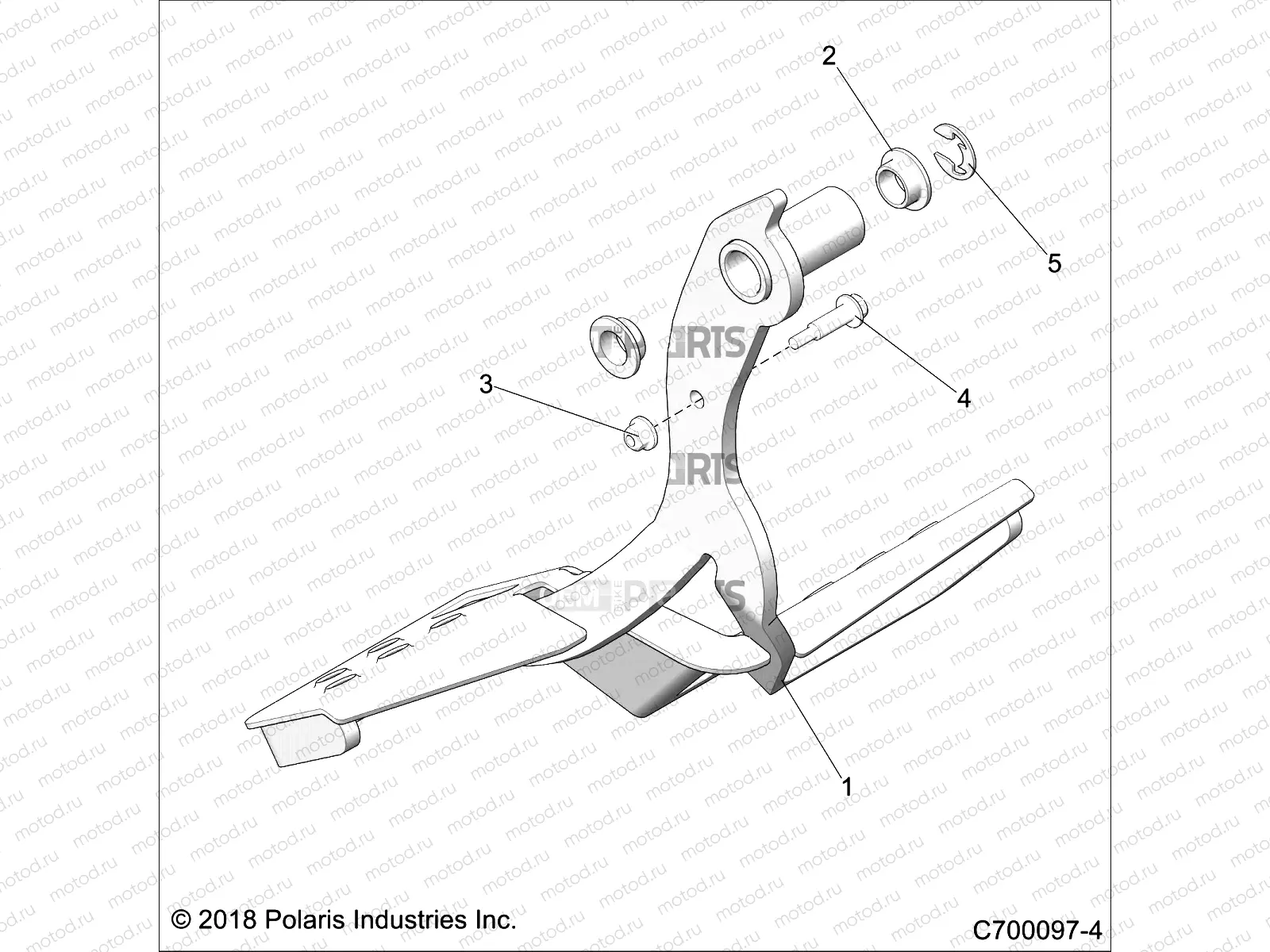 BRAKES | BRAKES, PEDAL - Z22S1E99AL/BL (C700097-4)
