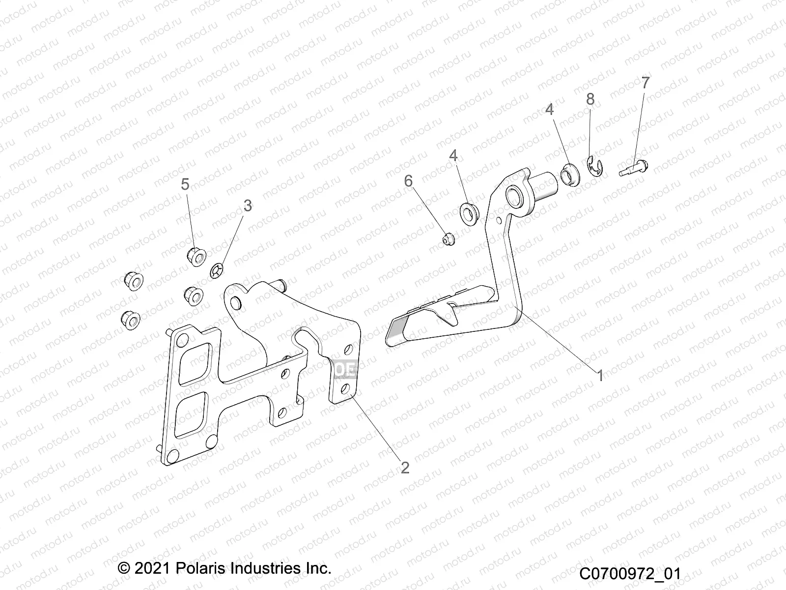 BRAKES | BRAKES, PEDAL - Z23NAK99A/99B (C0700972_01