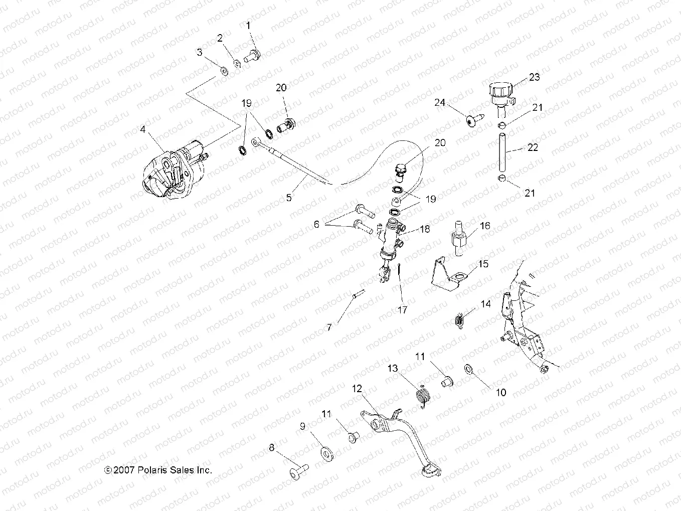 BRAKES | BRAKES, REAR - A08GP52AA (49ATVBRAKERR08OUT525)