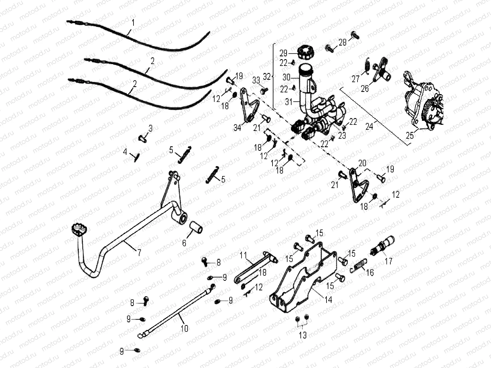 BRAKES | BRAKES, REAR - A10PB20EB (49ATVBRAKERR08PHXQD)
