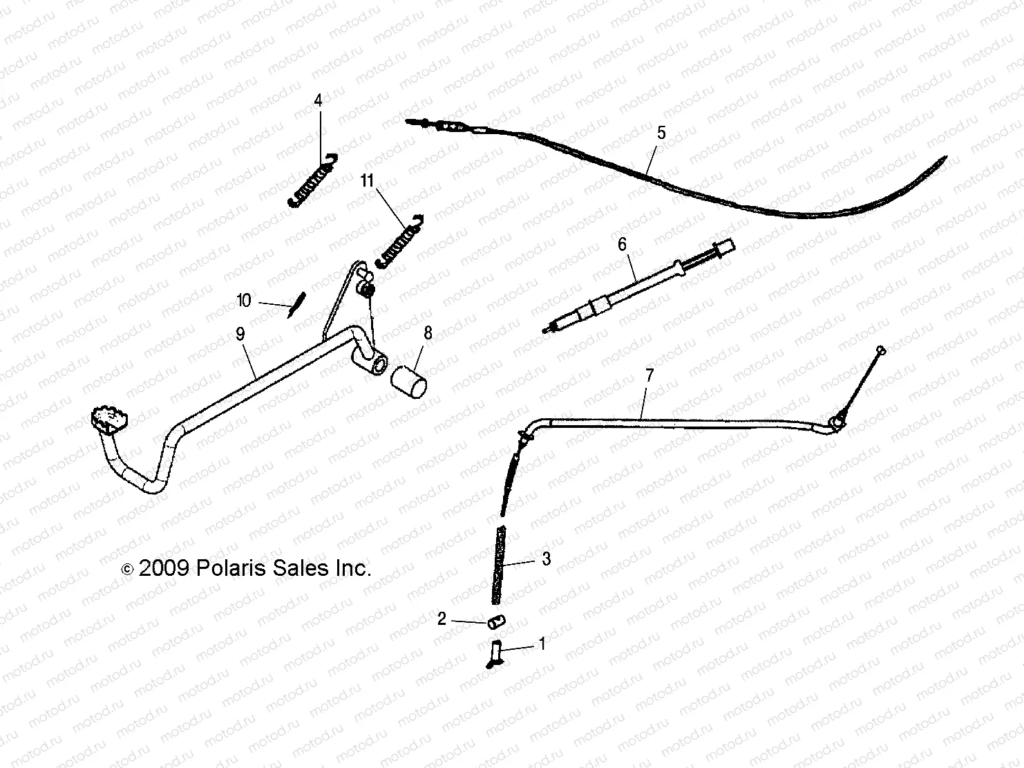 BRAKES | BRAKES, REAR - A21YAP20A4/N4/CA4 (49ATVBRAKERR10PHX)