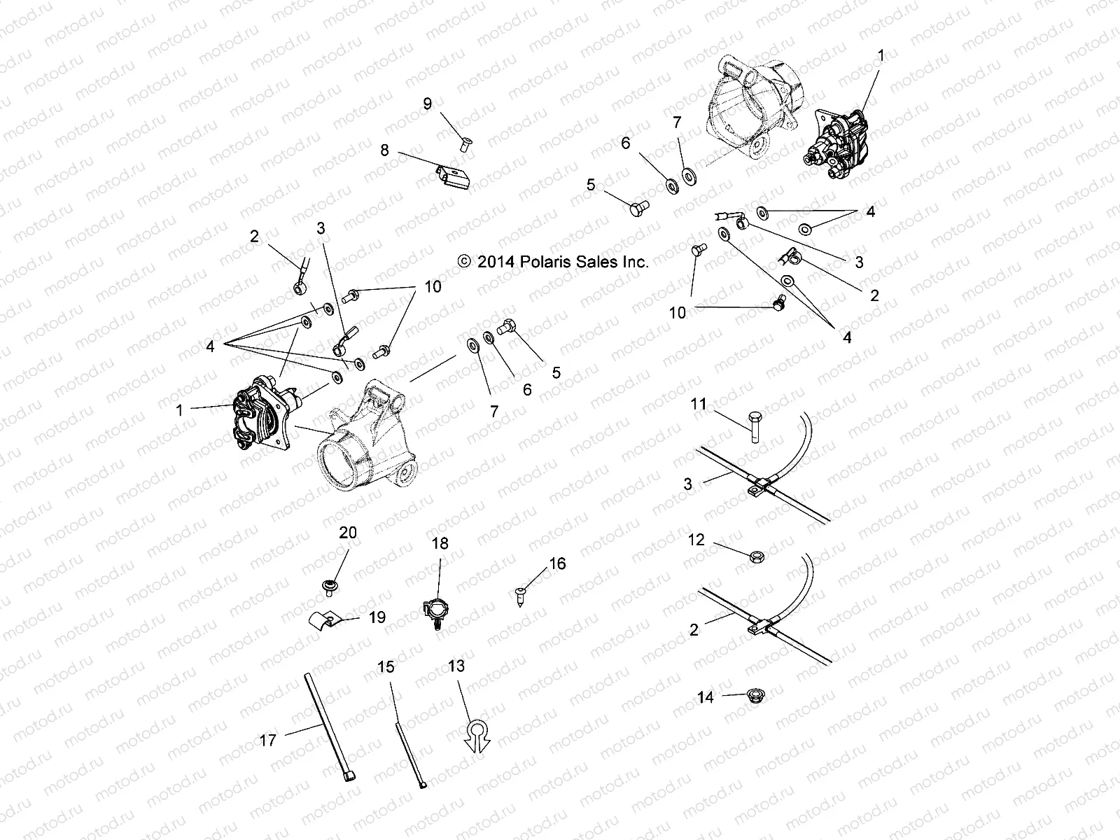 BRAKES | BRAKES, REAR BRAKE LINES - A17SWE57N1