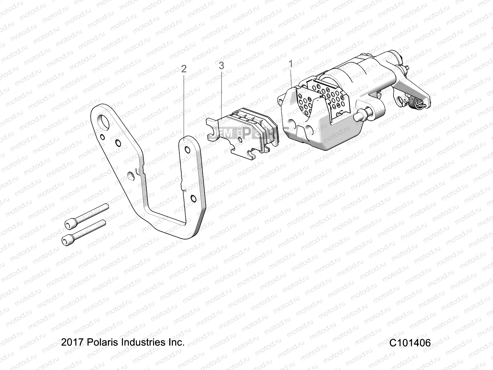 BRAKES | BRAKES, REAR CALIPER -  A19HAA15A7/B7 (C101406)