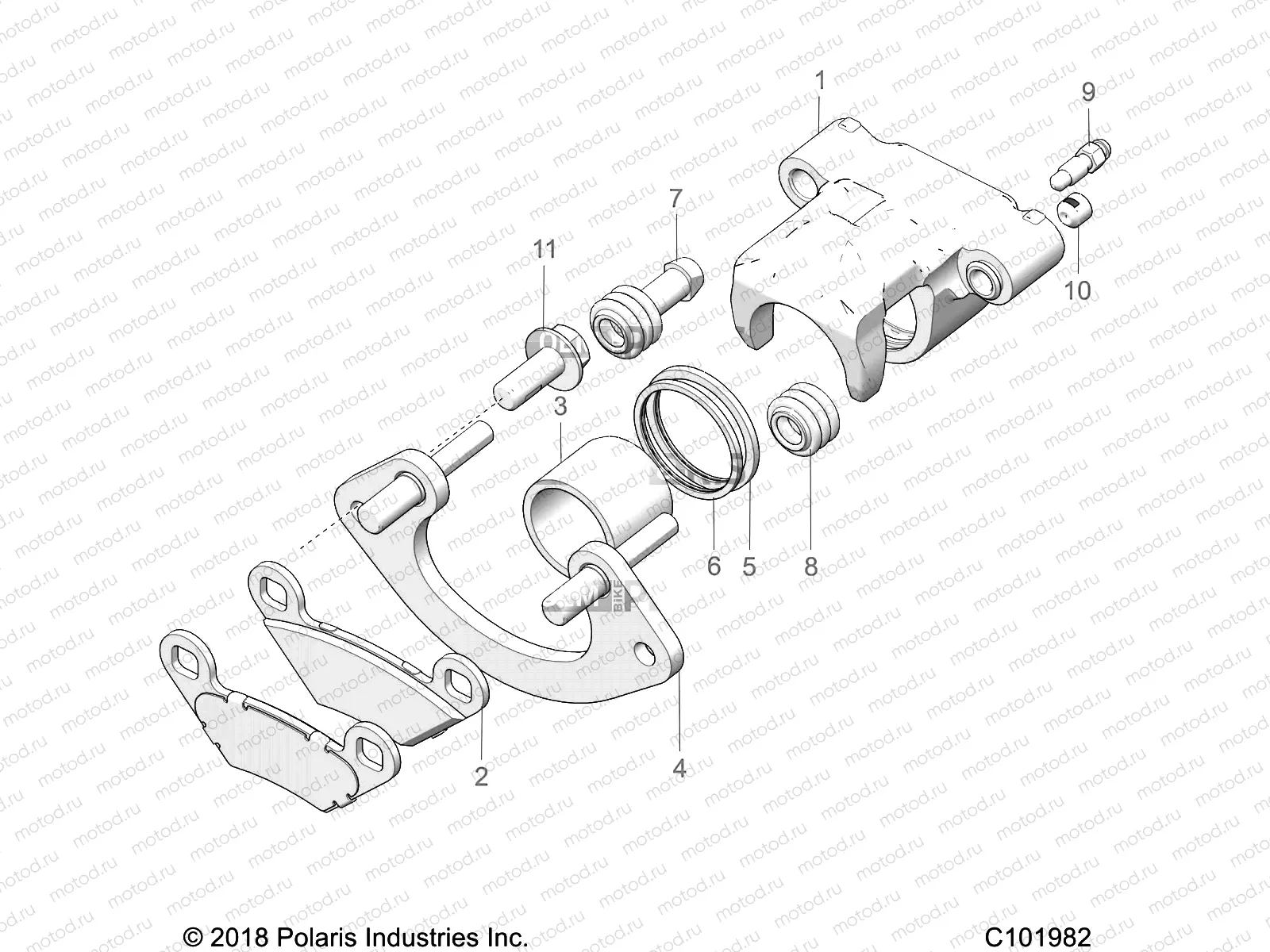 BRAKES | BRAKES, REAR CALIPER - A19SXA85B1/B4/SXE85BC/B9/ZBJ (C101982)