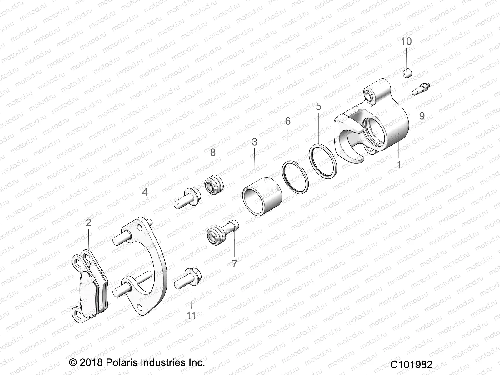 BRAKES | BRAKES, REAR CALIPER - A20SVA85A3 (C101982)