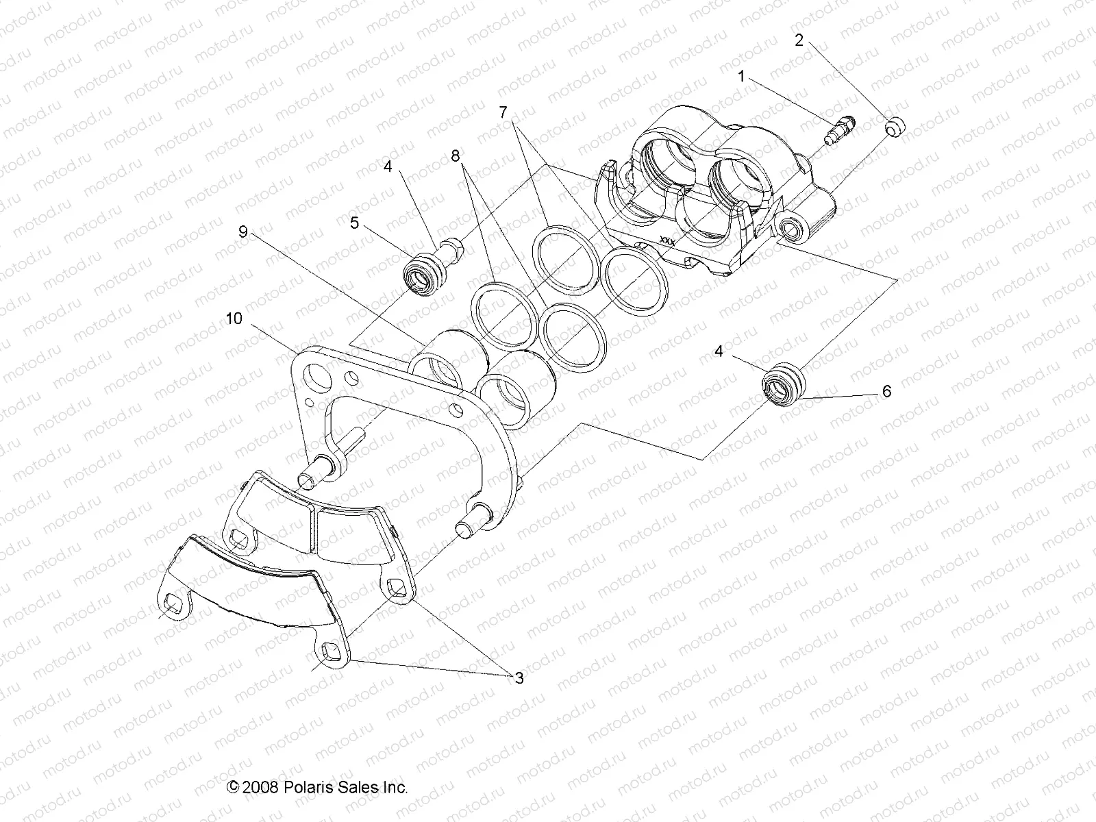 BRAKES | BRAKES, REAR CALIPER - R09WH68AC/AG/AH/AL/AR/AZ (49RGRCALIPER09CREW)