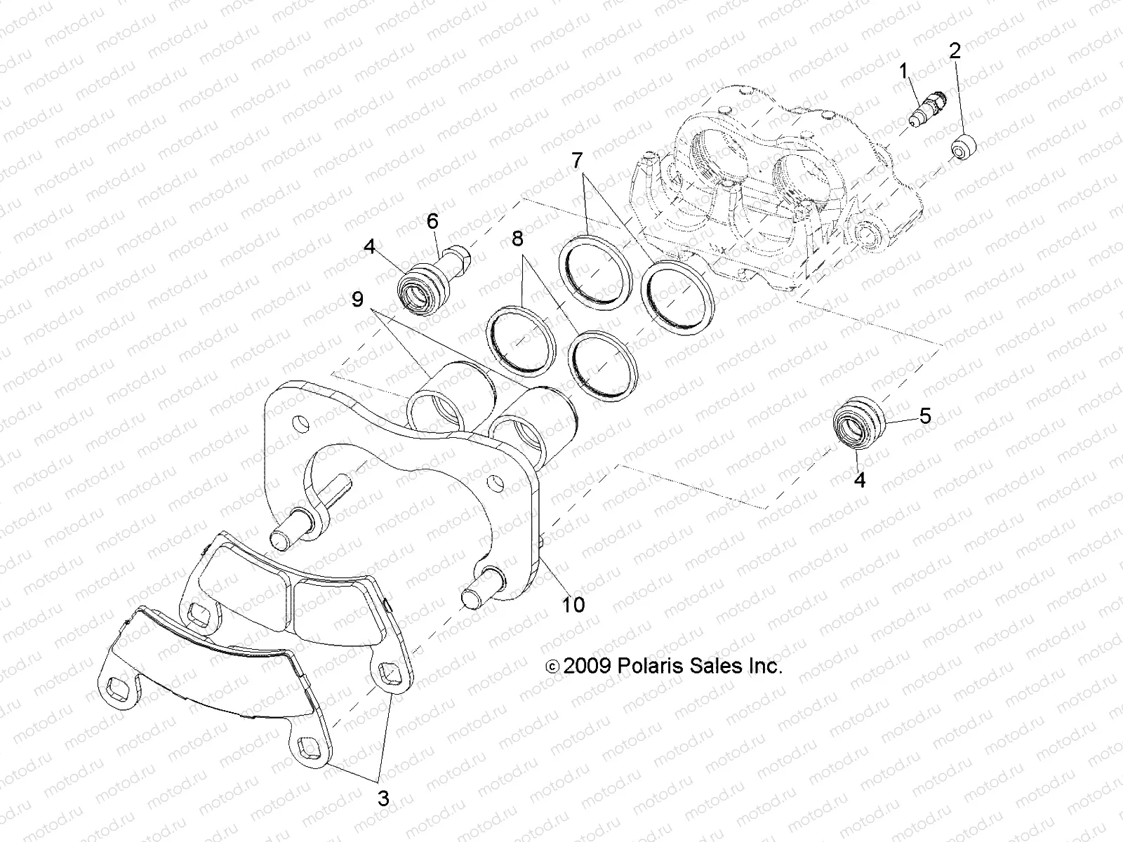 BRAKES | BRAKES, REAR CALIPER - R10WH76AG/AH/AR/AV/WY76AW/AZ (49RGRCALIPERRR10800CREW)