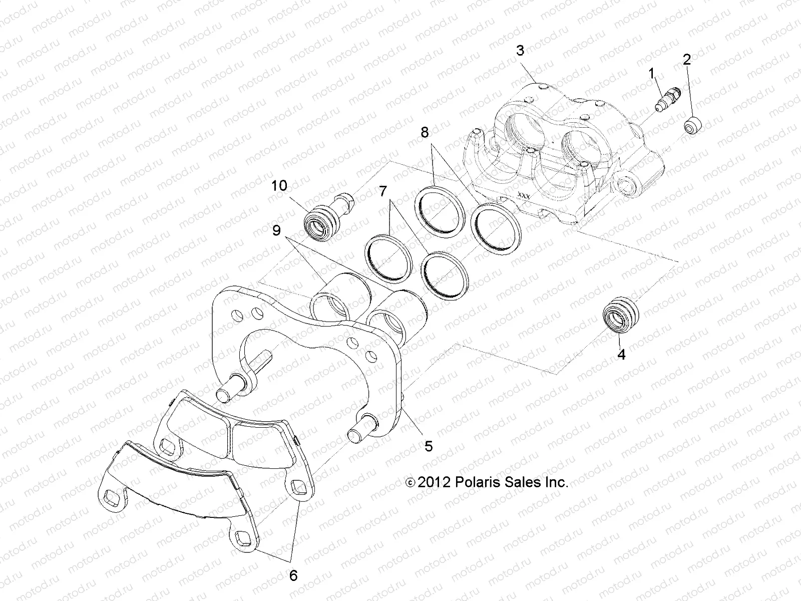 BRAKES | BRAKES, REAR CALIPER - R13HR76AG/AR (49RGRCALIPERRR136X6)